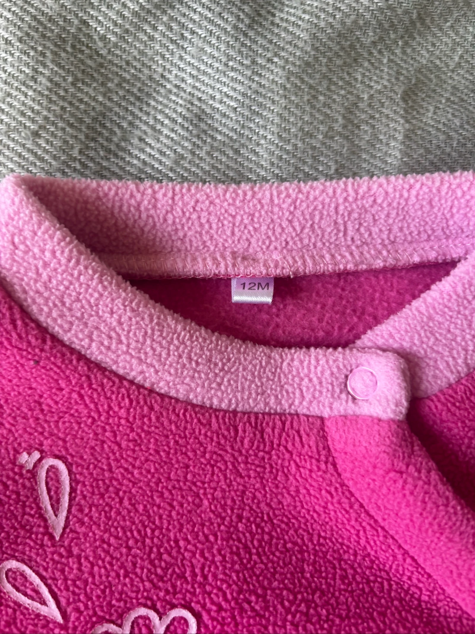 250/ Pijama de 1 pieza de forro polar - Zeeman - 12 meses – photo 3